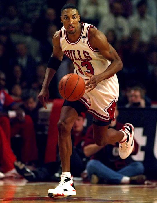 Scottie Pippen during his championship time with the Chicago Bulls 