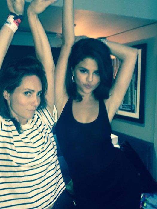 Selena Gomez and Amy Rosoff Davis enjoying their time together