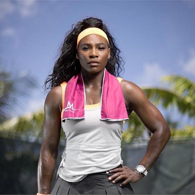 Serena Williams workout session