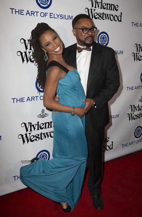 Shanola Hampton with hubby