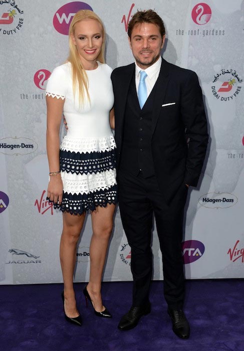 Stan Wawrinka and Donna Vekic on WTA Pre Wimbledon Party in London 2016