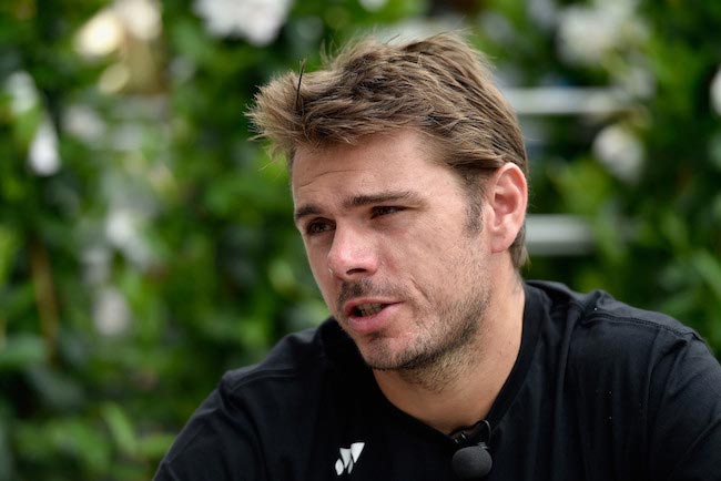 Stan Wawrinka during media day interview at Internazionali BNL d’Italia on May 8, 2016 in Rome