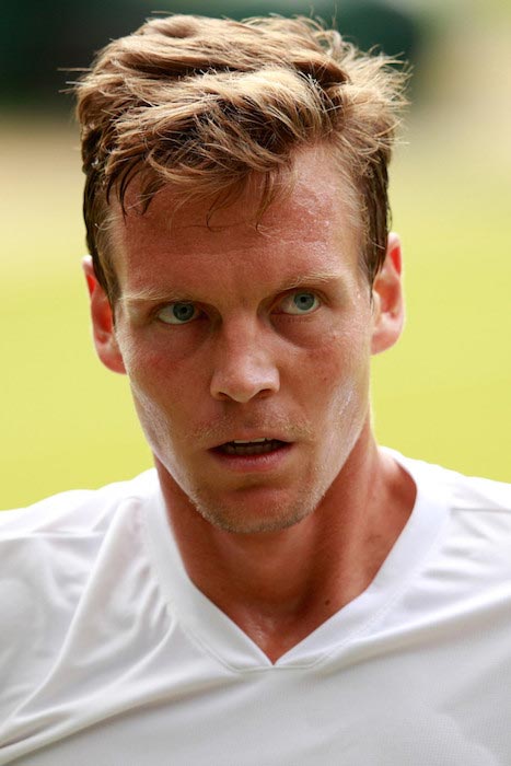 Tomas Berdych Men’s Singles Semi Final match against Andy Murray Wimbledon Championships July 8, 2016 London