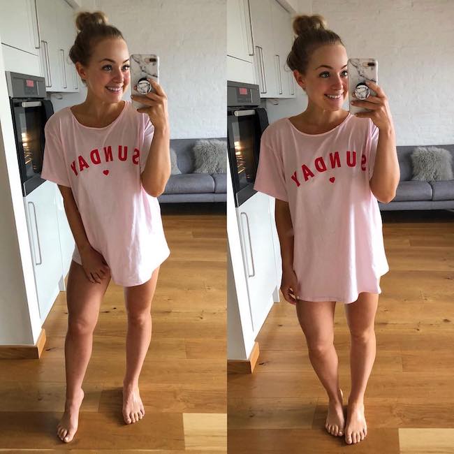 Alice Liveing in another mirror selfie looking lively as always in July 2018