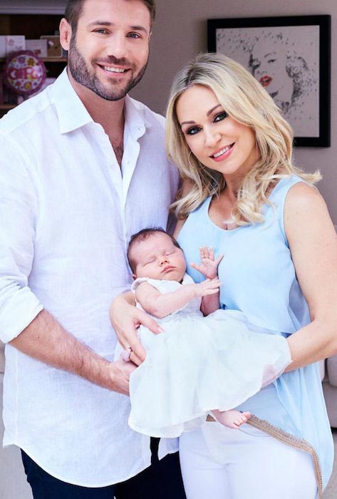 Ben Cohen and Kristina Rihanoff with baby Mila