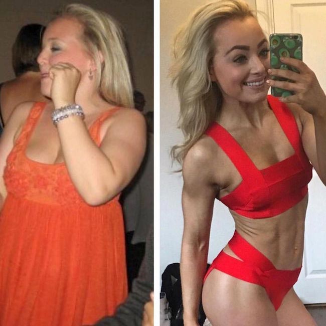 Blogger Clean Eating Alice before and after