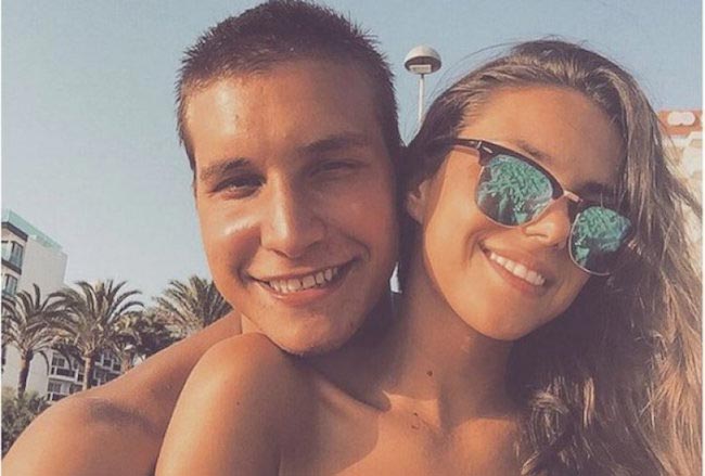 Bogdan Bogdanovic and Anja Skuletic on a summer vacation