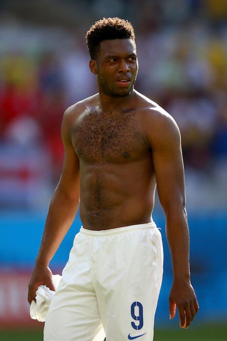 Daniel Sturridge shirtless body