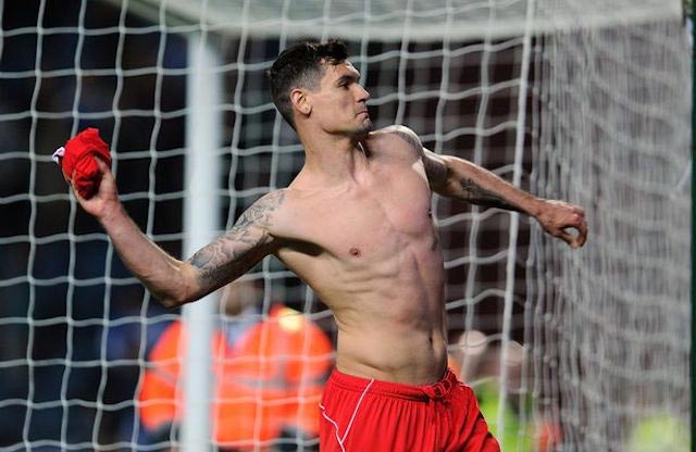 Dejan Lovren shirtless body