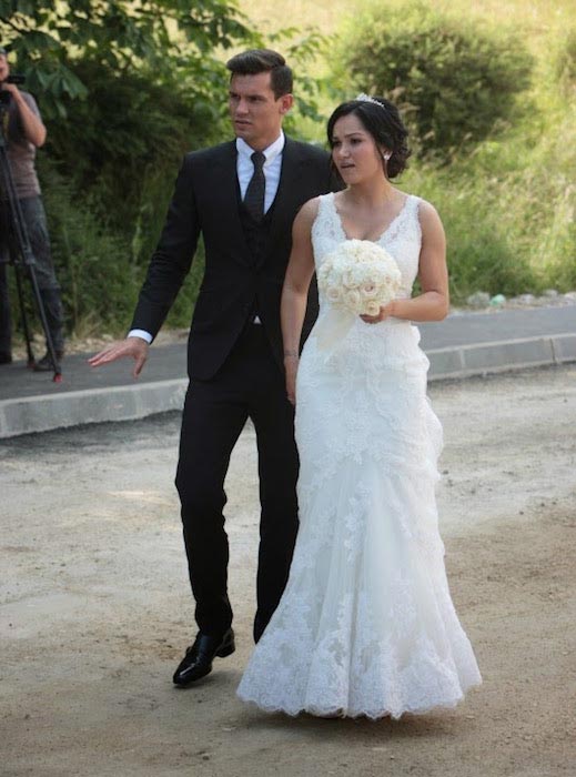 Dejan Lovren and Anita Lovren wedding day