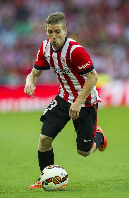 Iker Muniain ball match between Athletic Bilbao and Levante UD August 30, 2014