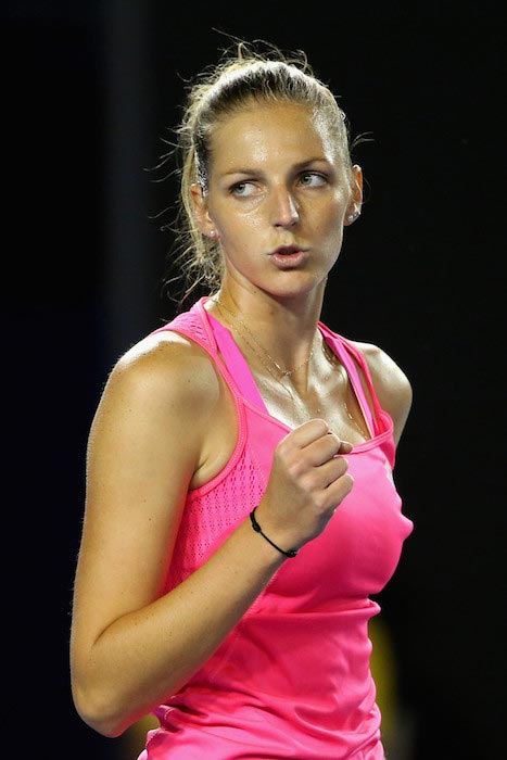 Kristyna Pliskova match against Sam Stosur 2016 Australian Open January 18, 2016 in Melbourne