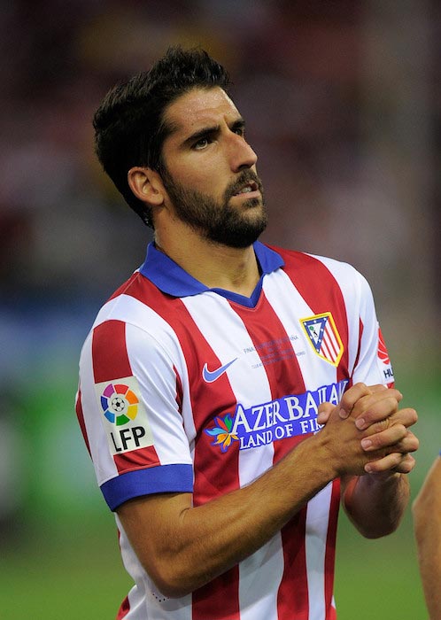 Raul Garcia Spanish supercup Atletico Madrid and Real Madrid August 22, 2014