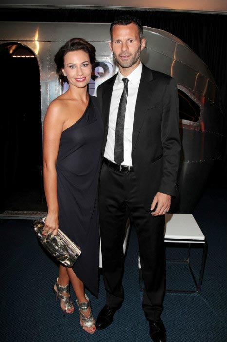 Ryan Giggs and estranged wife Stacey Cooke during GQ Men of the Year Awards 2010