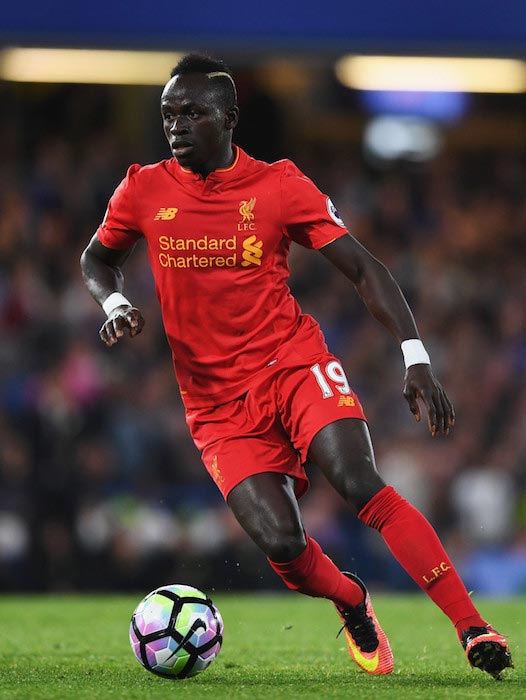 Sadio Mane Premier League match between Liverpool and Chelsea September 16, 2016