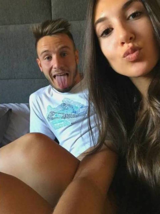 Saul Niguez and Yaiza