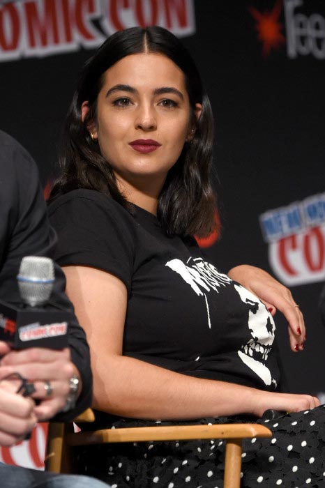 Alanna Masterson at The Walking Dead event during New York Comic Con in October 2016