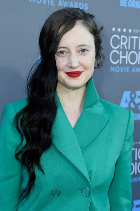 Andrea Riseborough at Critics' Choice Movie Awards in January 2015