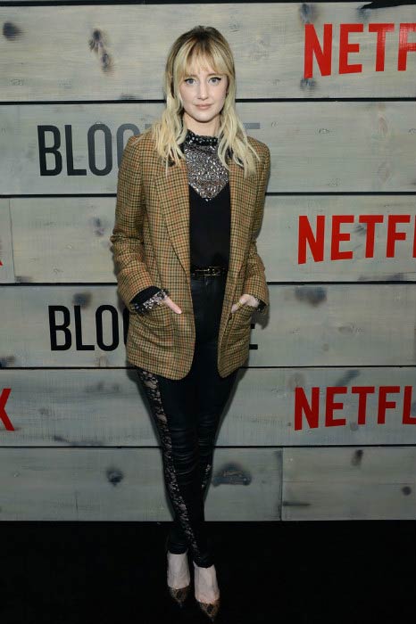 Andrea Riseborough at the premiere of Netflix’s Bloodline in Westwood, California on May 24, 2016