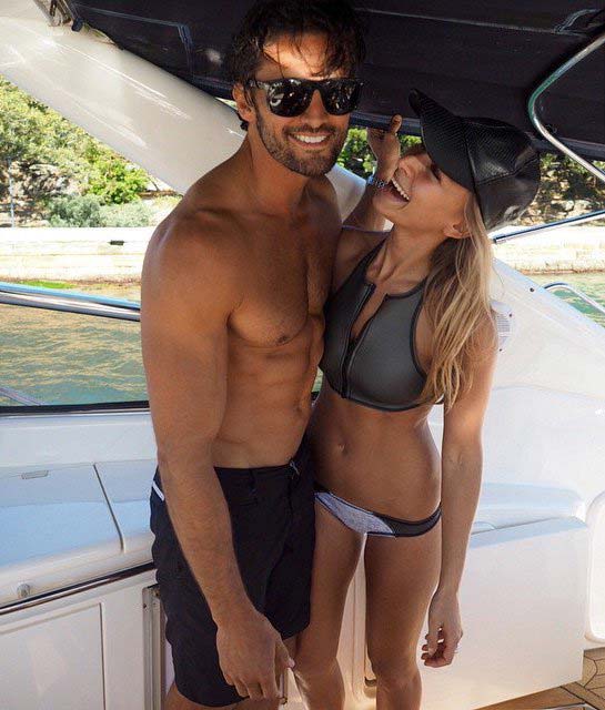 Anna Heinrich with Tim Robards