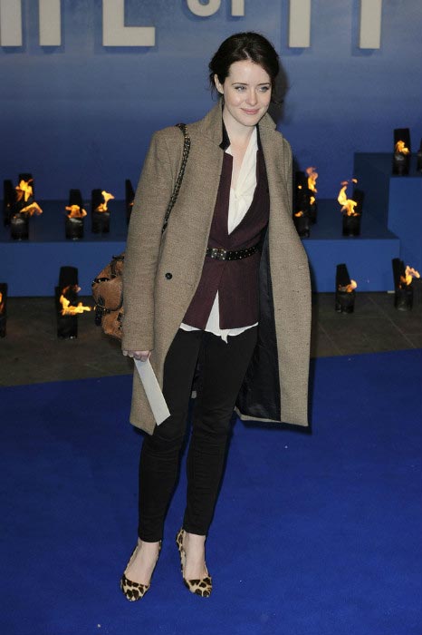 Claire Foy at the premiere of Life Of Pi in London in December 2012