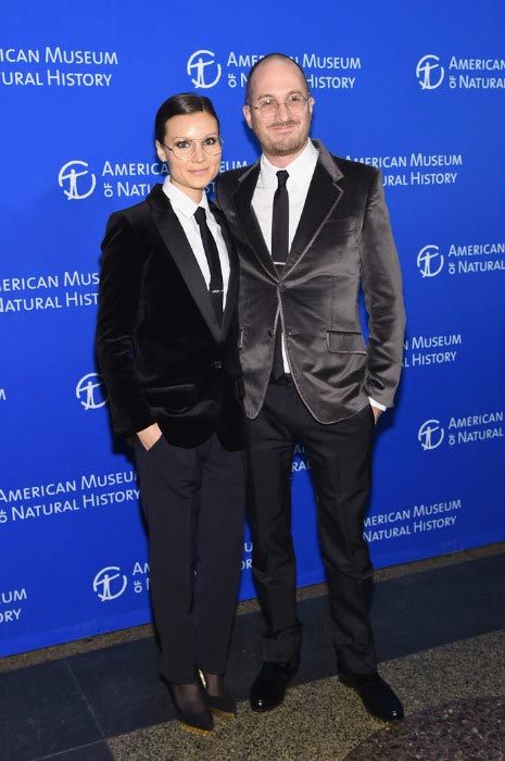 Darren Aronofsky and ex-girlfriend Brandon Milbradt attending the 2014 Museum Gala