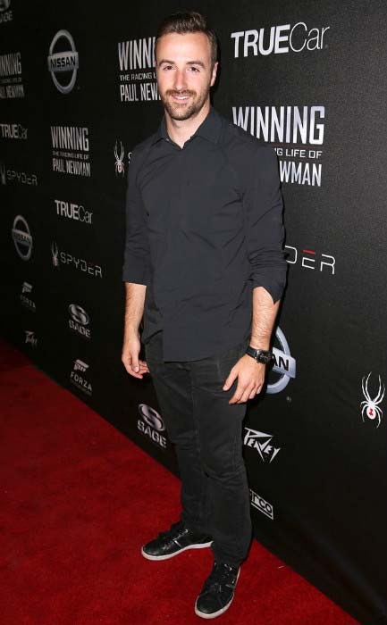 James Hinchcliffe at the charity screening of 'WINNING: The Racing Life Of Paul Newman' in April 2015