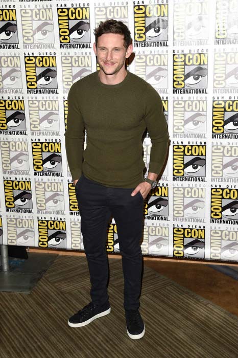 Jamie Bell at 20th Century Fox pressroom during Comic-Con International in July 2015