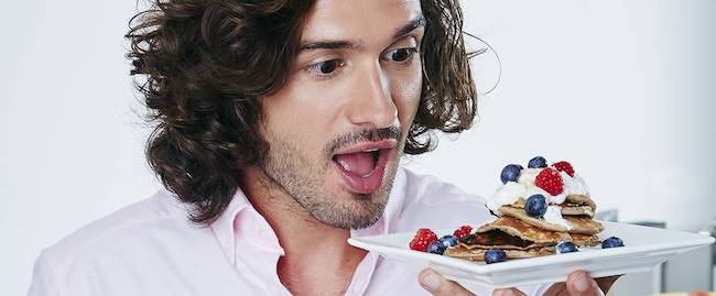 Joe Wicks desiring a delicacy