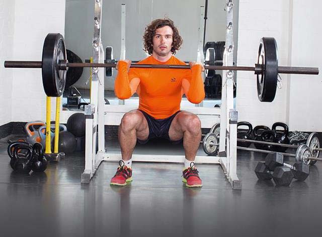 Joe Wicks squats