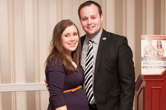 Josh Duggar and wife Anna Duggar at Political Action Conference in February 2015