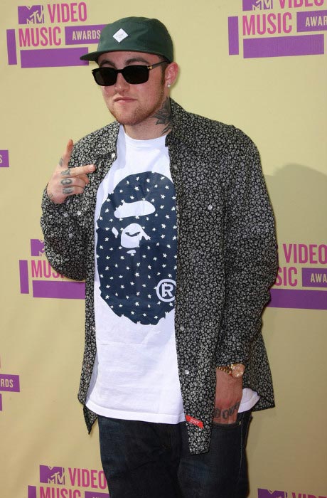 Mac Miller at the 2012 MTV Video Music Awards in Los Angeles