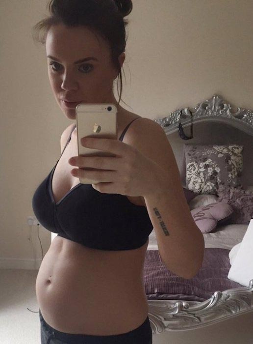 Maria Fowler shows off baby bump as on March 19, 2016