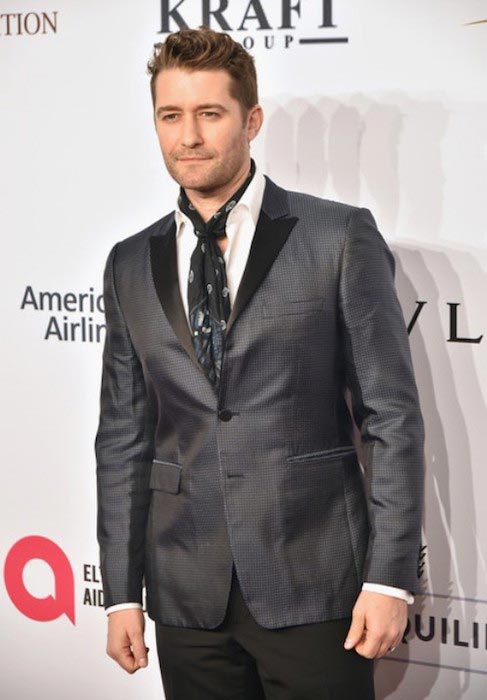 Matthew Morrison at the Elton John Aids Foundation Party on November 2, 2016