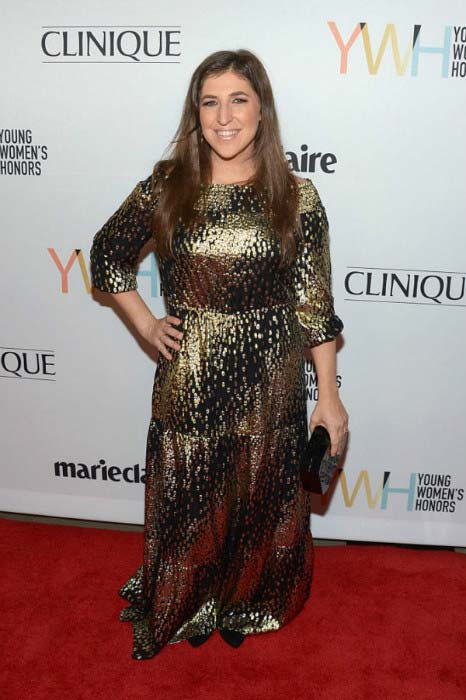 Mayim Bialik at Marie Claire Young Women's Honors in November 2016