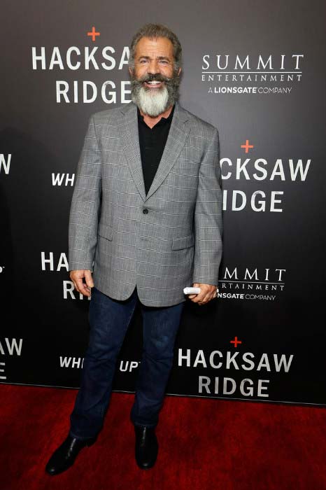 Mel Gibson at the special screening of Hacksaw Ridge in New Orleans in October 2016