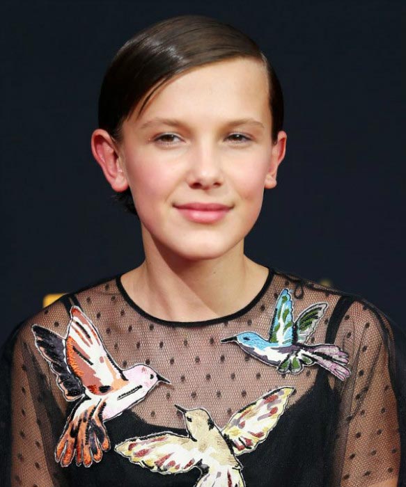 Millie Bobby Brown at 2016 Annual Primetime Emmy Awards