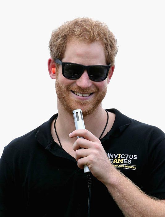 Prince Harry at the Invictus Games Orlando during ESPN Wide World of Sports in May 2016 in Florida