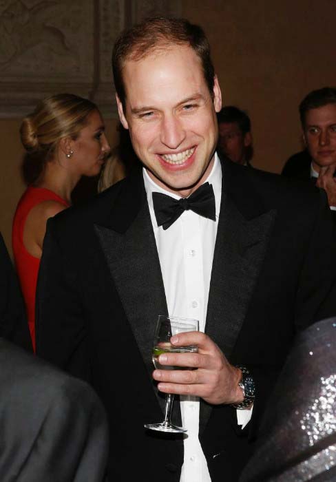 Prince William at gala dinner at Houghton Hall in June 2016