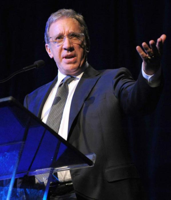 Tim Allen interact with audiences at the Midnight Mission Golden Heart Awards 2013