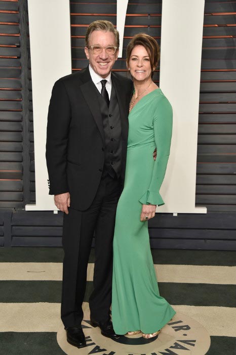 Tim Allen and wife Jane Hajduk at the 2016 Vanity Fair Oscar Party