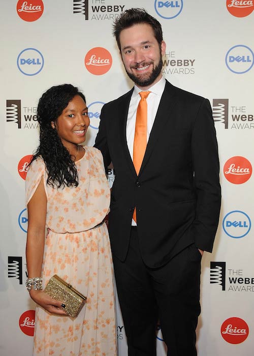 Alexis Ohanian and Sabriya Stukes at Webby Awards 2014