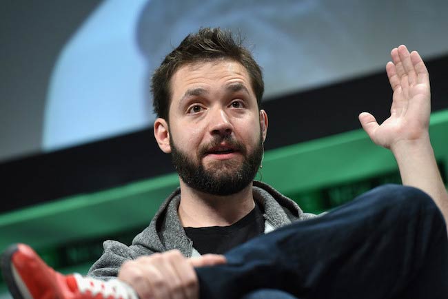 Alexis Ohanian during TechCrunch Disrupt NY 2015 on Day 3