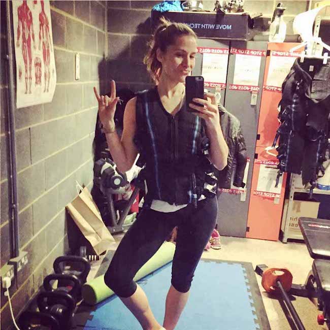 Amanda Byram's Electric Workout