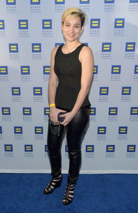 Bex Taylor-Klaus at the Human Rights Campaign Los Angeles Gala in March 2015