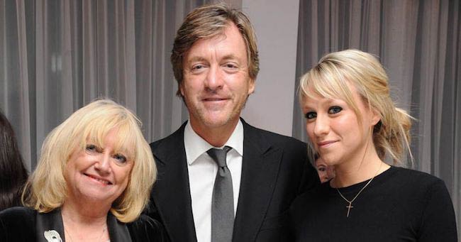 Chloe Madeley with her parents Richard and Judy