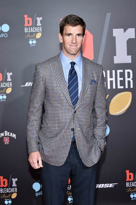 Eli Manning at the Bleacher Report's 'Bleacher Ball' from The Mezzanine in February 2016