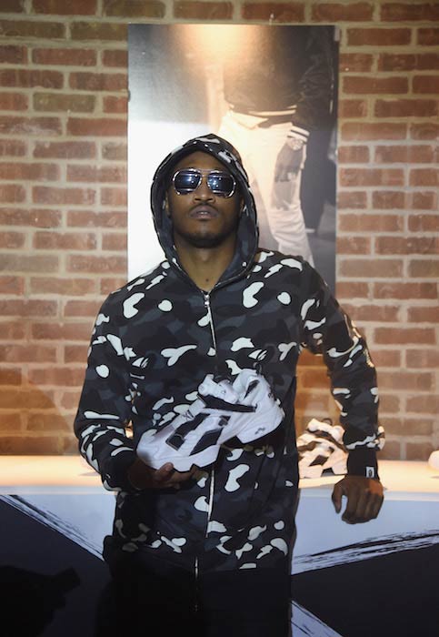 Future at Reebok's new InstaPump Fury OverBranded Shoe Launch in New York City on October 11, 2016