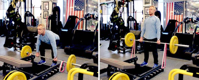 Gunnar Peterson doing deadlift for stronger back