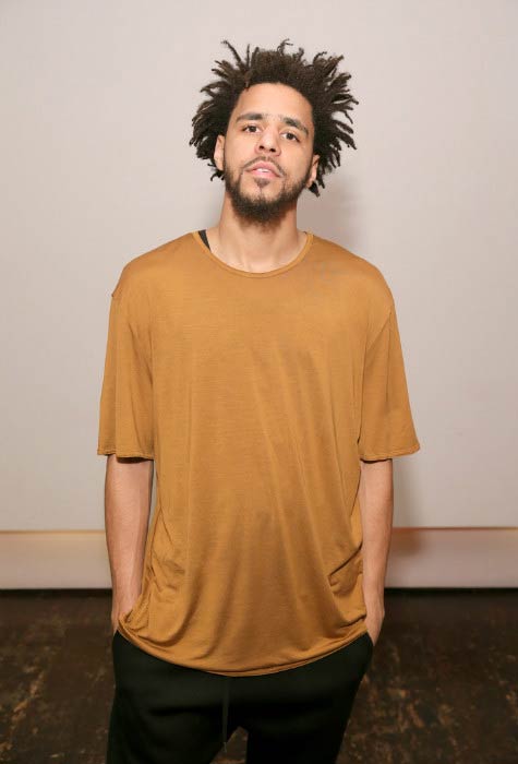 J. Cole at the BALLY's 'Off the Grid' New York premiere in July 2015